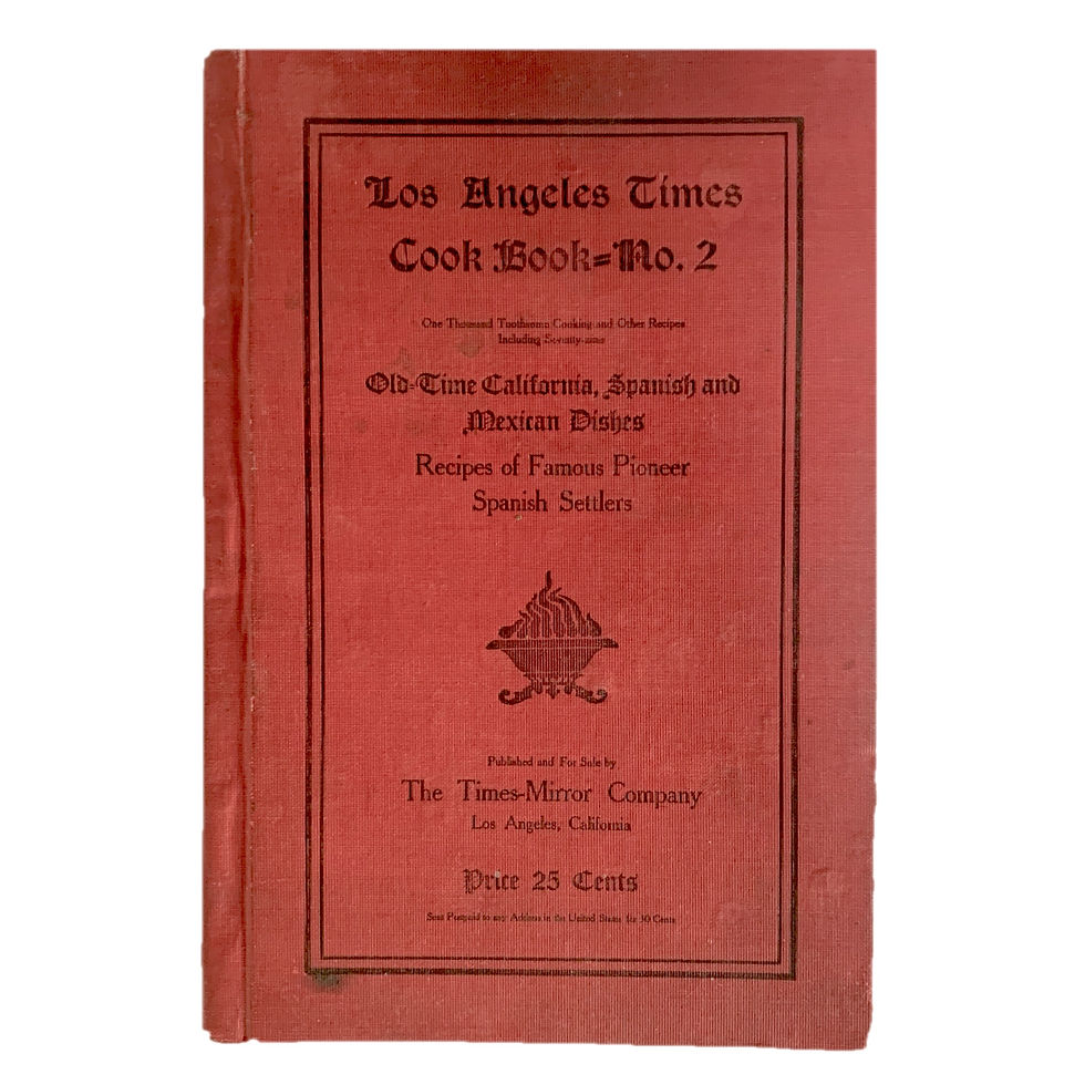 Los Angeles Times Cook Book No. 2 (red cover)