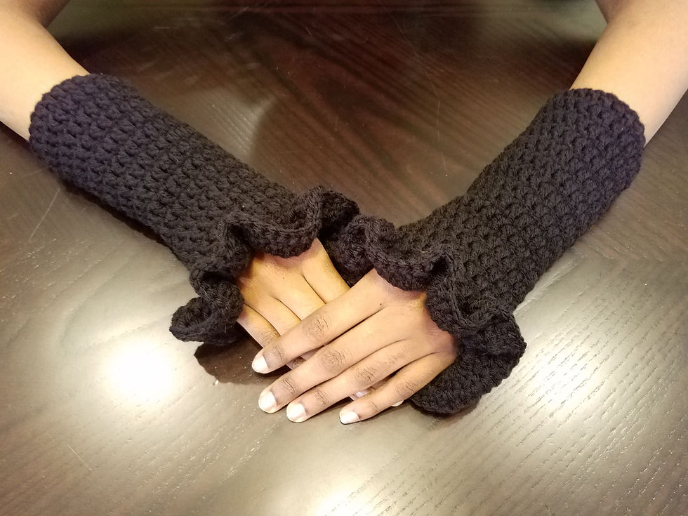 Thumbnail: "Bibbed" Cap w/ Neckwarmer and Gloves Set (Black & Red)