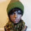 Thumbnail: "Camo" Knitted Hat & Infinity Scarf Set