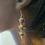 Thumbnail: "Beads & Spirals" - Multi-color Striated Earrings