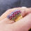 Thumbnail: "Very Berry" Beaded Ring
