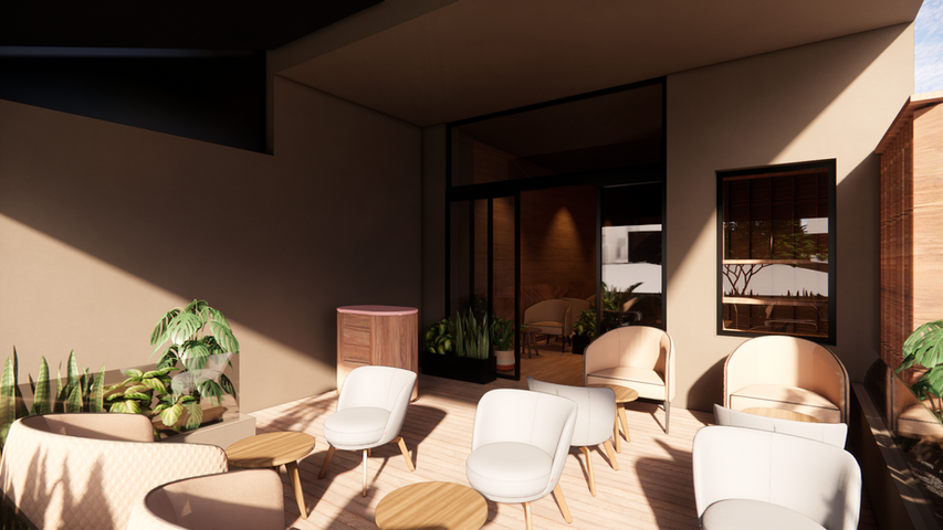 Interior sofisticado de Casa Turrent con diseño de mobiliario de Medrano Arquitectura
