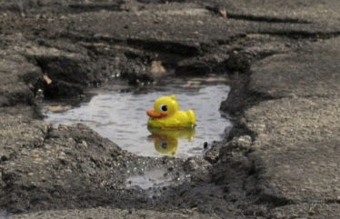 Life's potholes?