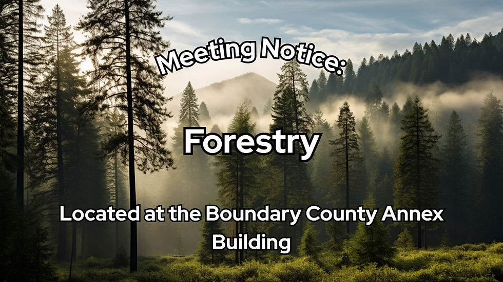 August Forestry Subcommittee Meeting