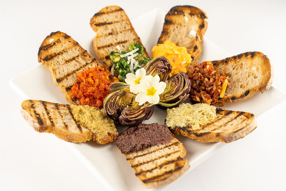 Arranged Food and Objects