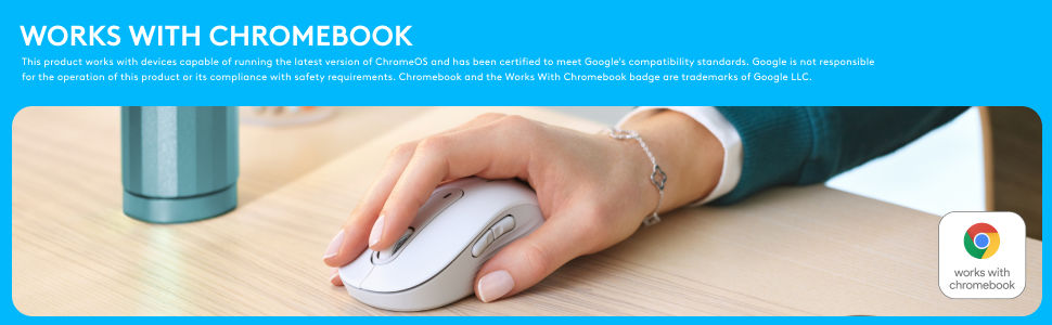 Thumbnail: Logitech Signature M650 L Full Size Wireless Mouse - for Large Sized Hands, 2-Ye