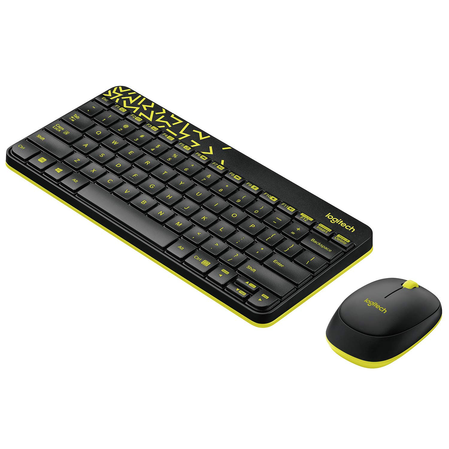 Logitech MK240 Nano Wireless USB Keyboard and Mouse Set, 12 Function Keys 2.4GHz