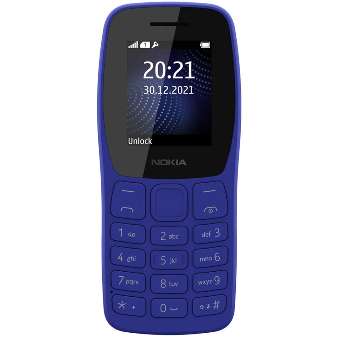 Nokia 105 Classic | Single SIM Keypad Phone with Built-in UPI Payments, Long-Las