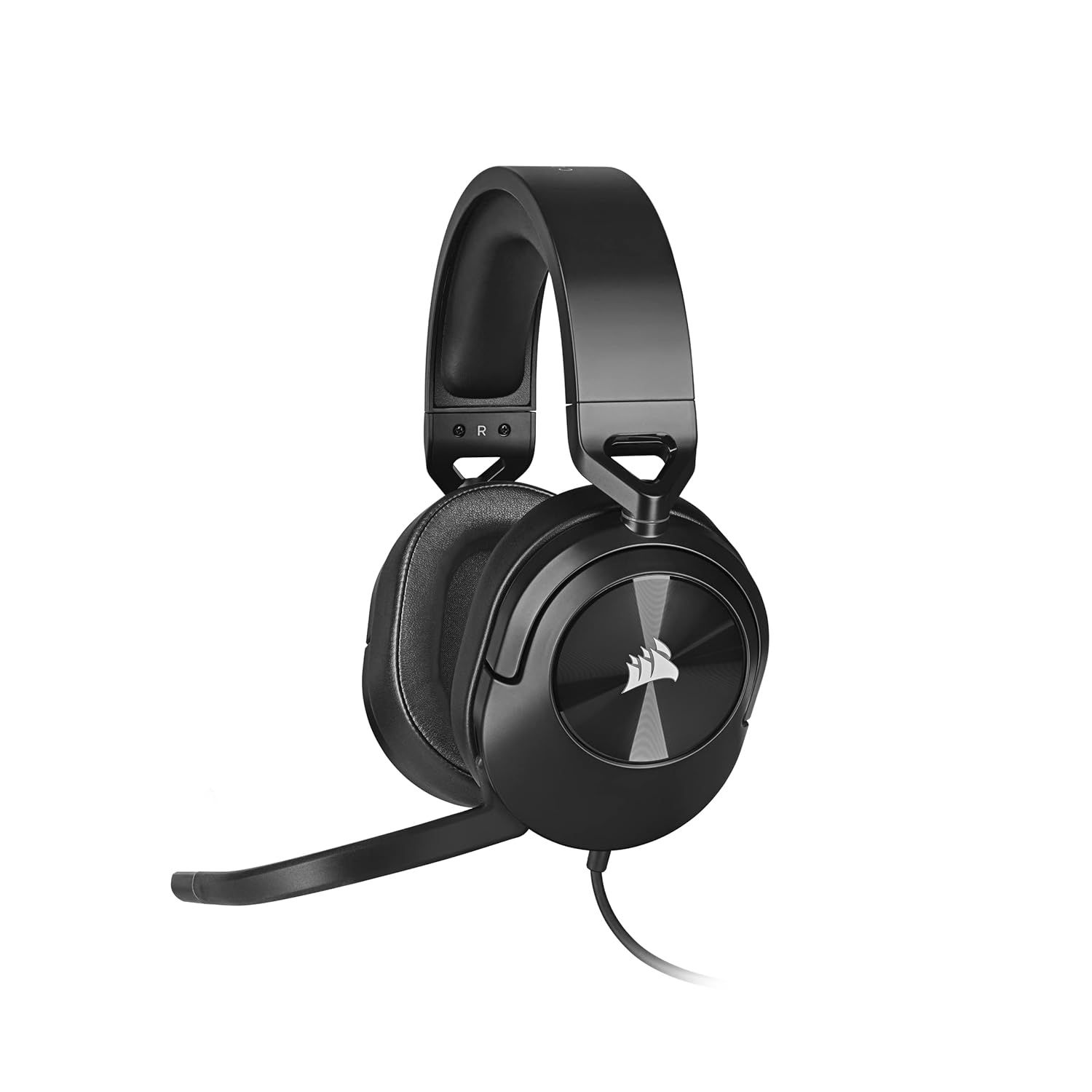 Corsair HS55 Stereo Gaming Headset (Leatherette Memory Foam Ear Pads, Lightweigh