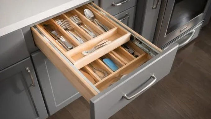 Double Cutlery Drawer (15", 18", 21" or 24")