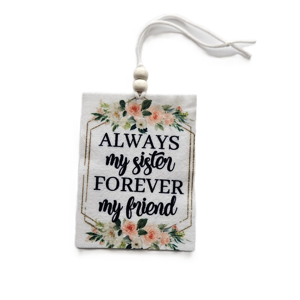 Thumbnail: Decorative Air Freshener Double Sided