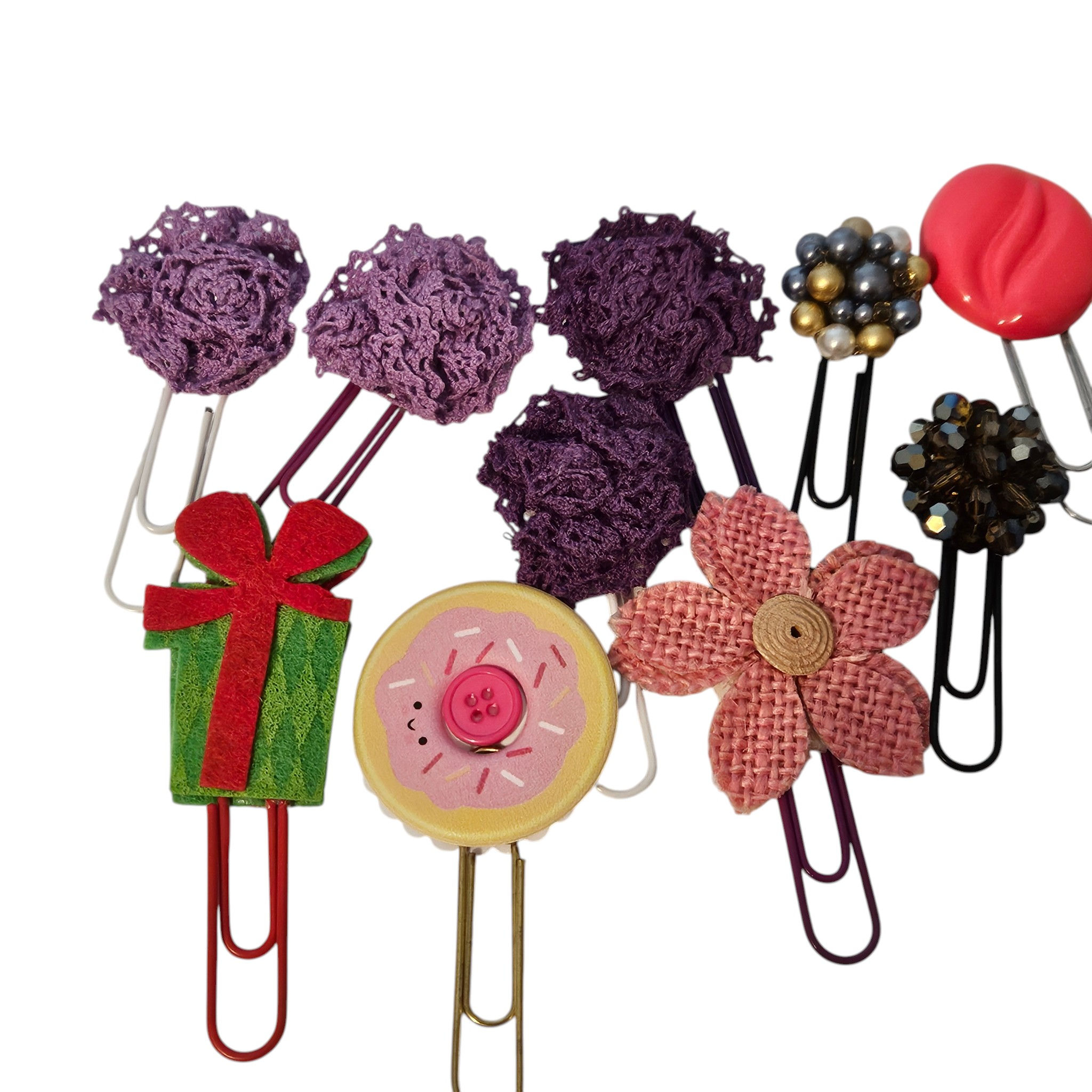 Planner Clip,Bookmark, Jumbo Paper Clip,Page Marker,Bookmark Clip, Handmade