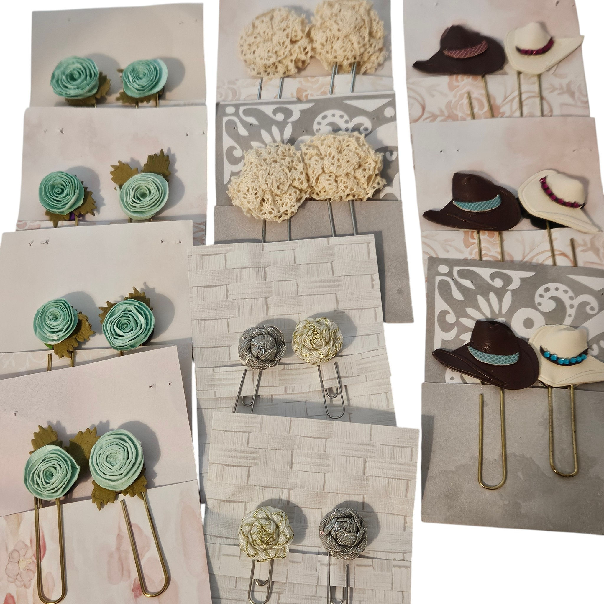 Planner Clip,Bookmark, Jumbo Paper Clip,Page Marker,Bookmark Clip, Handmade