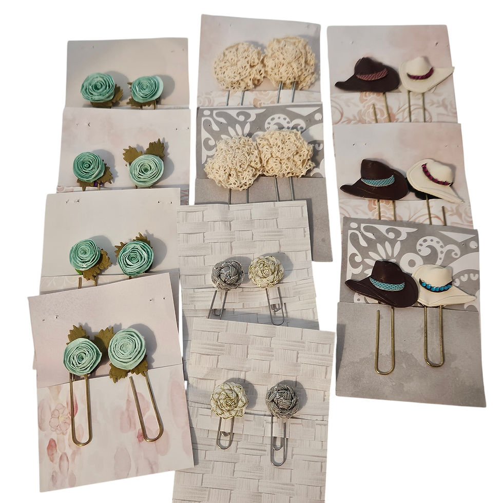Thumbnail: Planner Clip,Bookmark, Jumbo Paper Clip,Page Marker,Bookmark Clip, Handmade