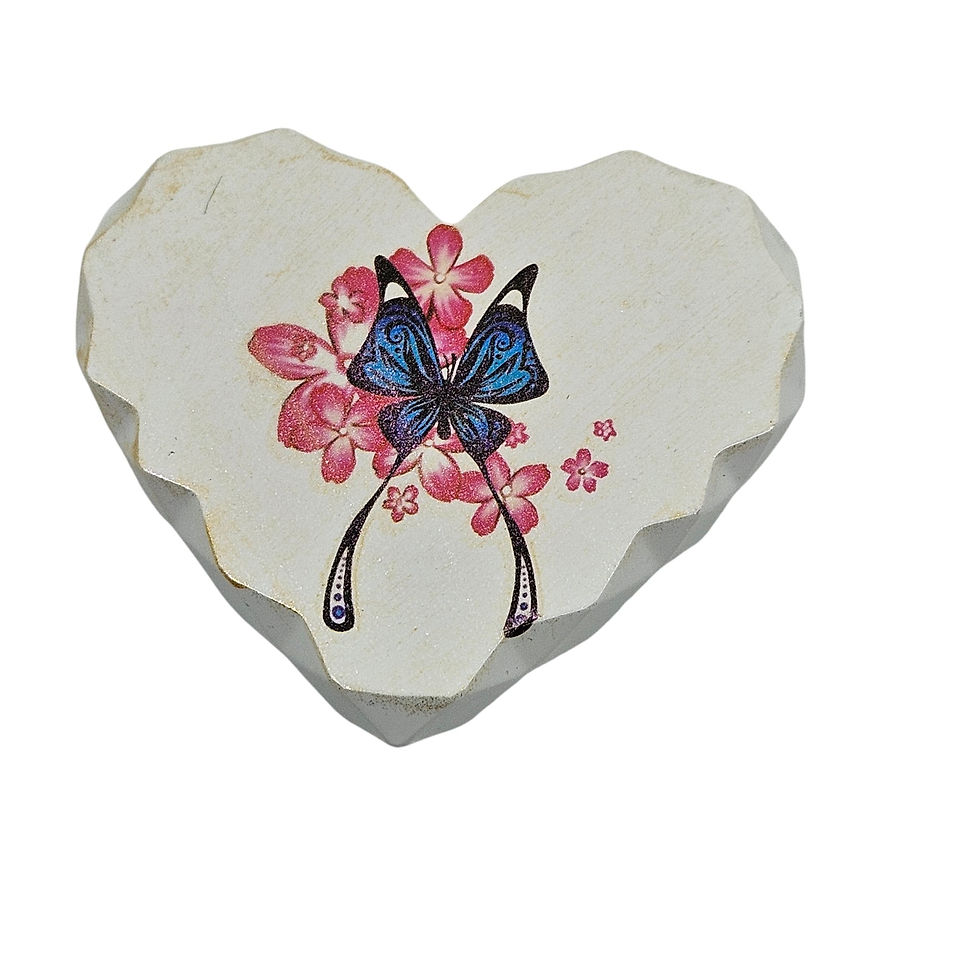 Thumbnail: Heart Eco Resin Fridge Magnet Handmade Cottagecore Decor