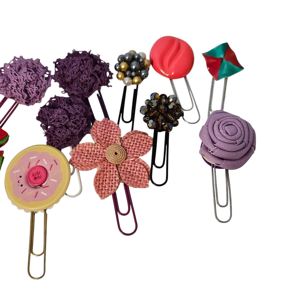 Thumbnail: Planner Clip,Bookmark, Jumbo Paper Clip,Page Marker,Bookmark Clip, Handmade