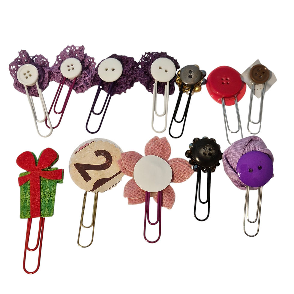 Thumbnail: Planner Clip,Bookmark, Jumbo Paper Clip,Page Marker,Bookmark Clip, Handmade