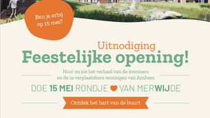 Kom op 15 mei naar de feestelijke opening van MerWijde!