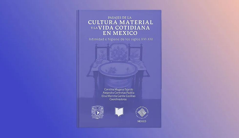 Libro Pasajes de la cultura material y la vida cotidiana en México, Intimidad e higiene de los siglos XVI-XXI