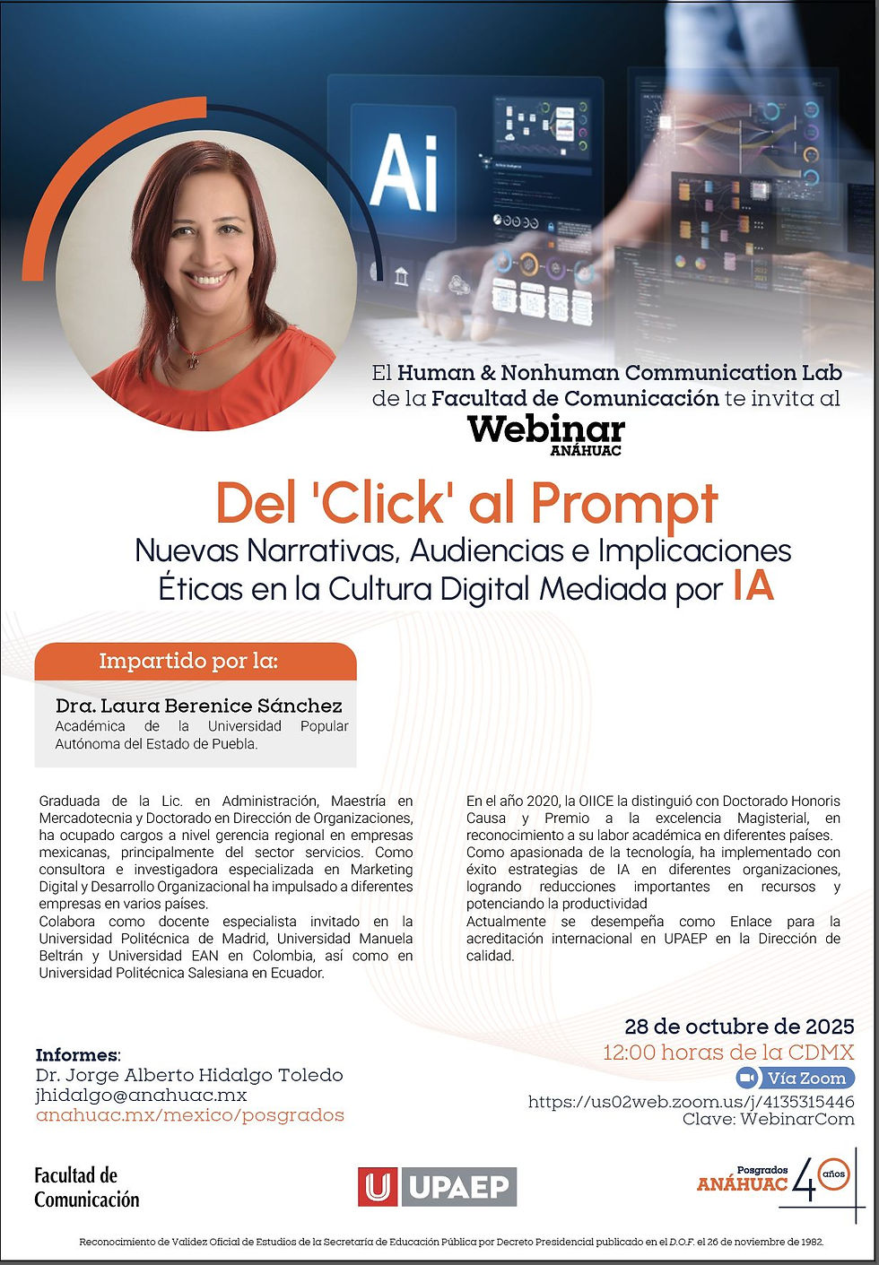 Del Click al Prompt. Nuevas narrativas. Audiencias e implicaciones éticas en la cultura digital mediada por IA