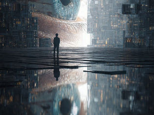 La red como espejo, prótesis del yo, sombra de la IA y algoritmo sensible