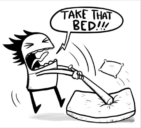 'Blow off steam' Website graphic