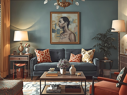 Décoration salon mix and match