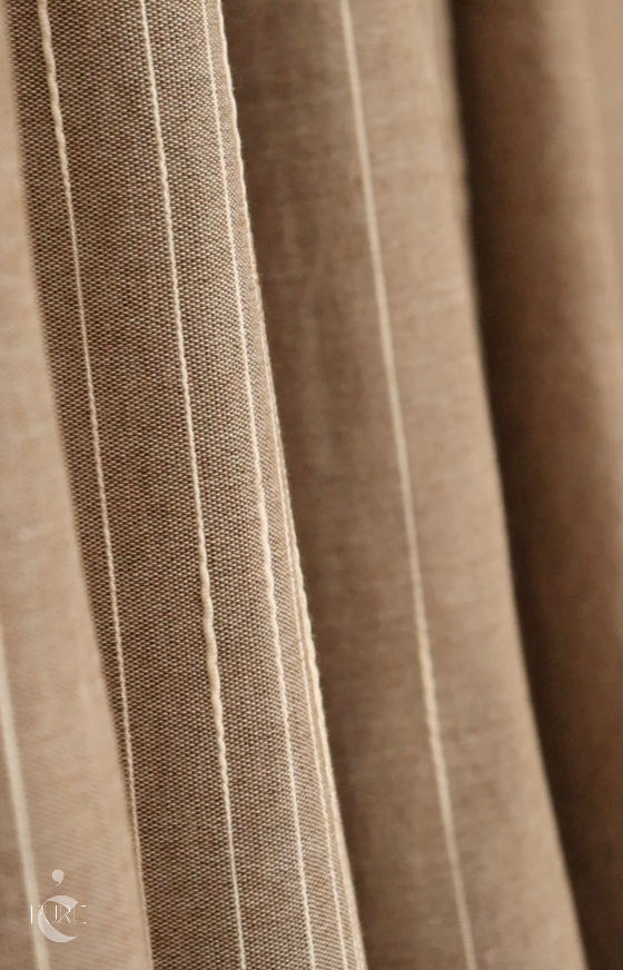 Clothilde de epure.design - voilage rocle lupin taupe