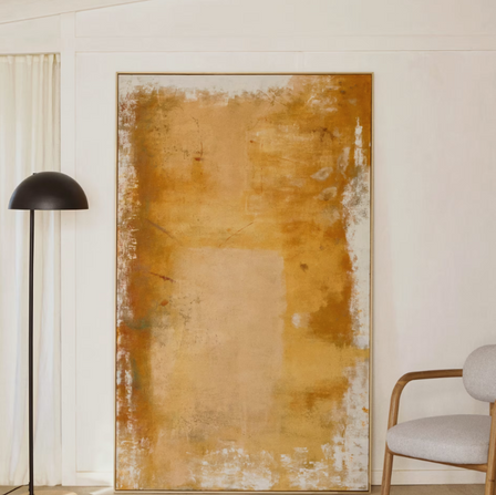 Créer un Tableau XXL pour son Salon : Un DIY Facile et Tendance