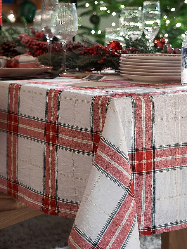 tartan de Noel rouge et vert
