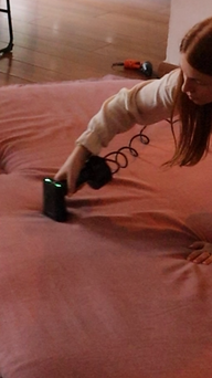 DIY tête de lit façon hôtel repassage tissu