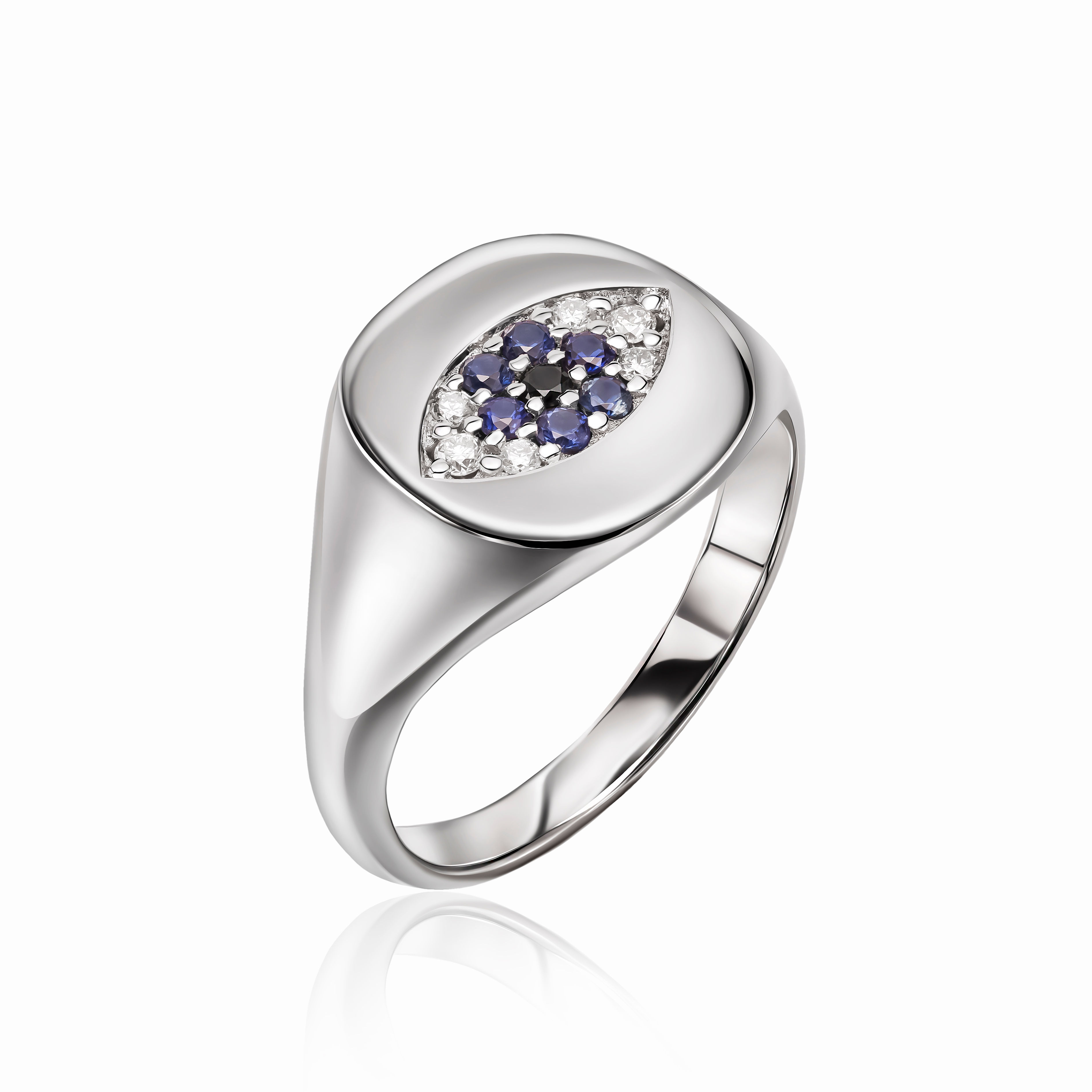 Gold ring - signet for the little finger