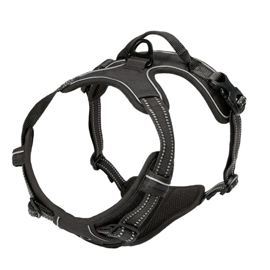 Thumbnail: No Pull Dog Harness Front Clip Heavy Duty Reflective Easy Control Handle for Lar