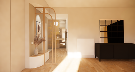 Entrée et salon moderne Bordeaux