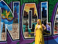 New Orleans city mural