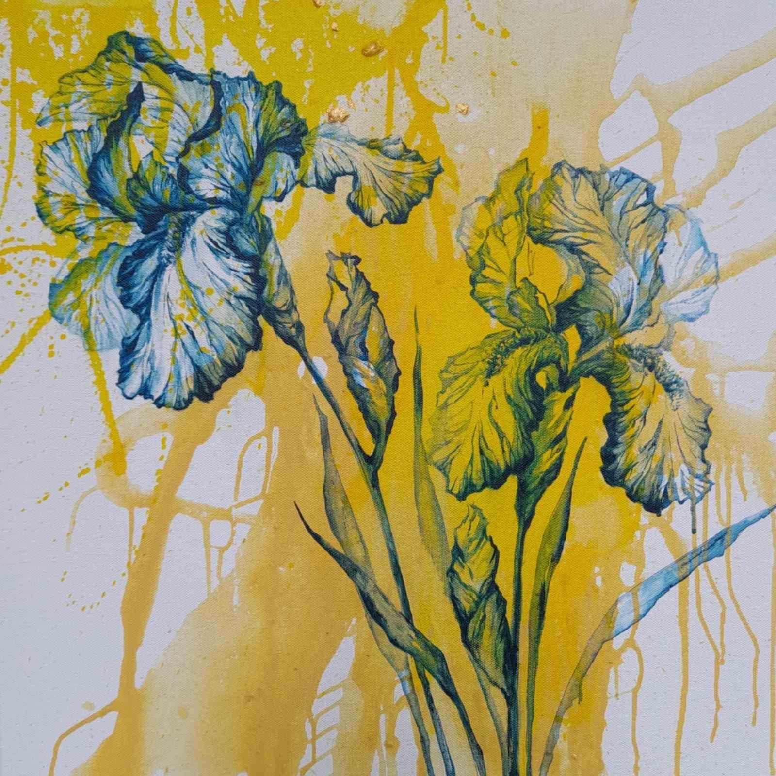 "Sunny Irises"