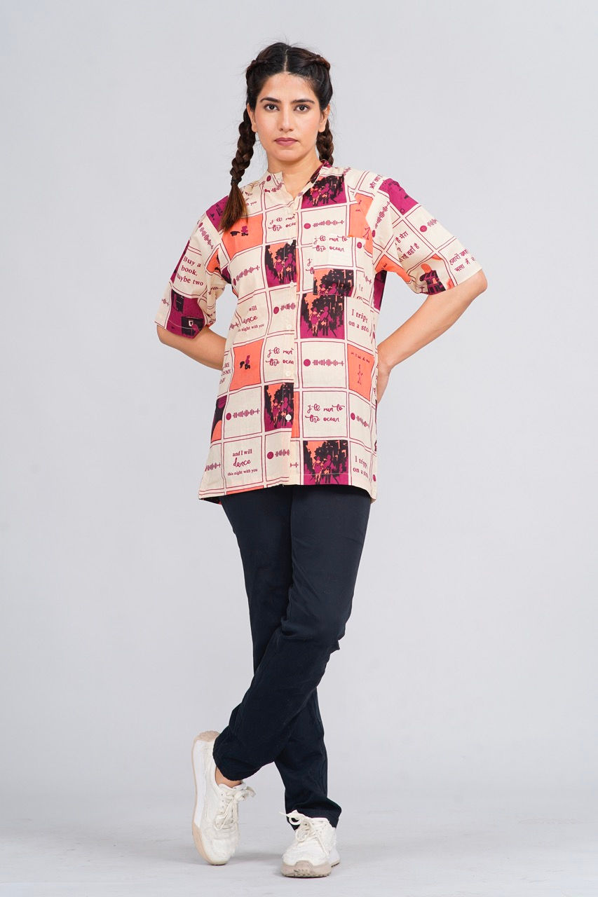 Thumbnail: Printed Zipped Shirt