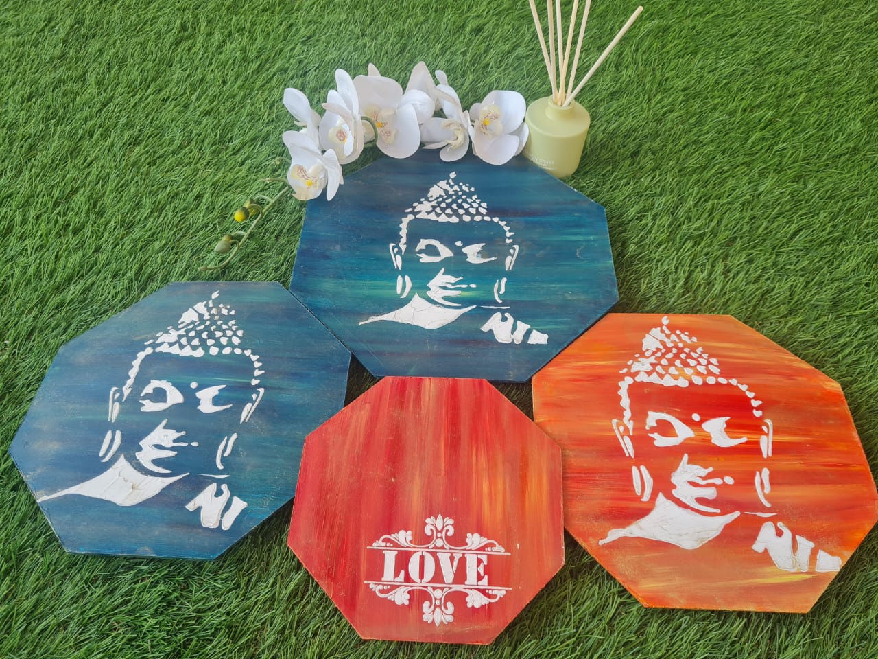 Buddha Coasters(Symbol of Happiness)