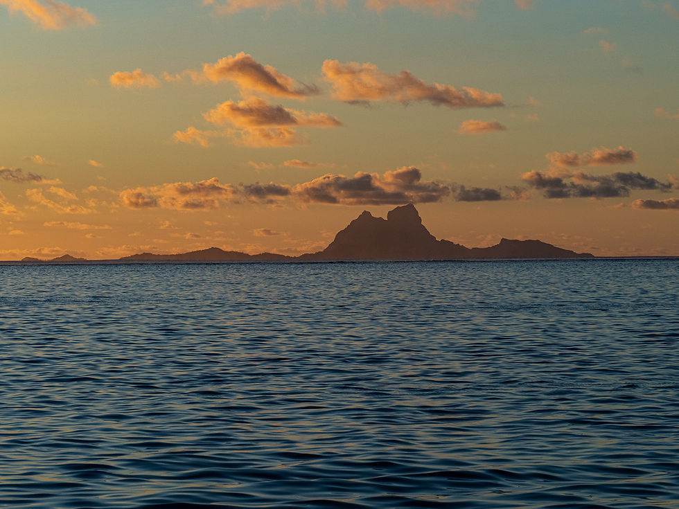 Approaching Bora Bora