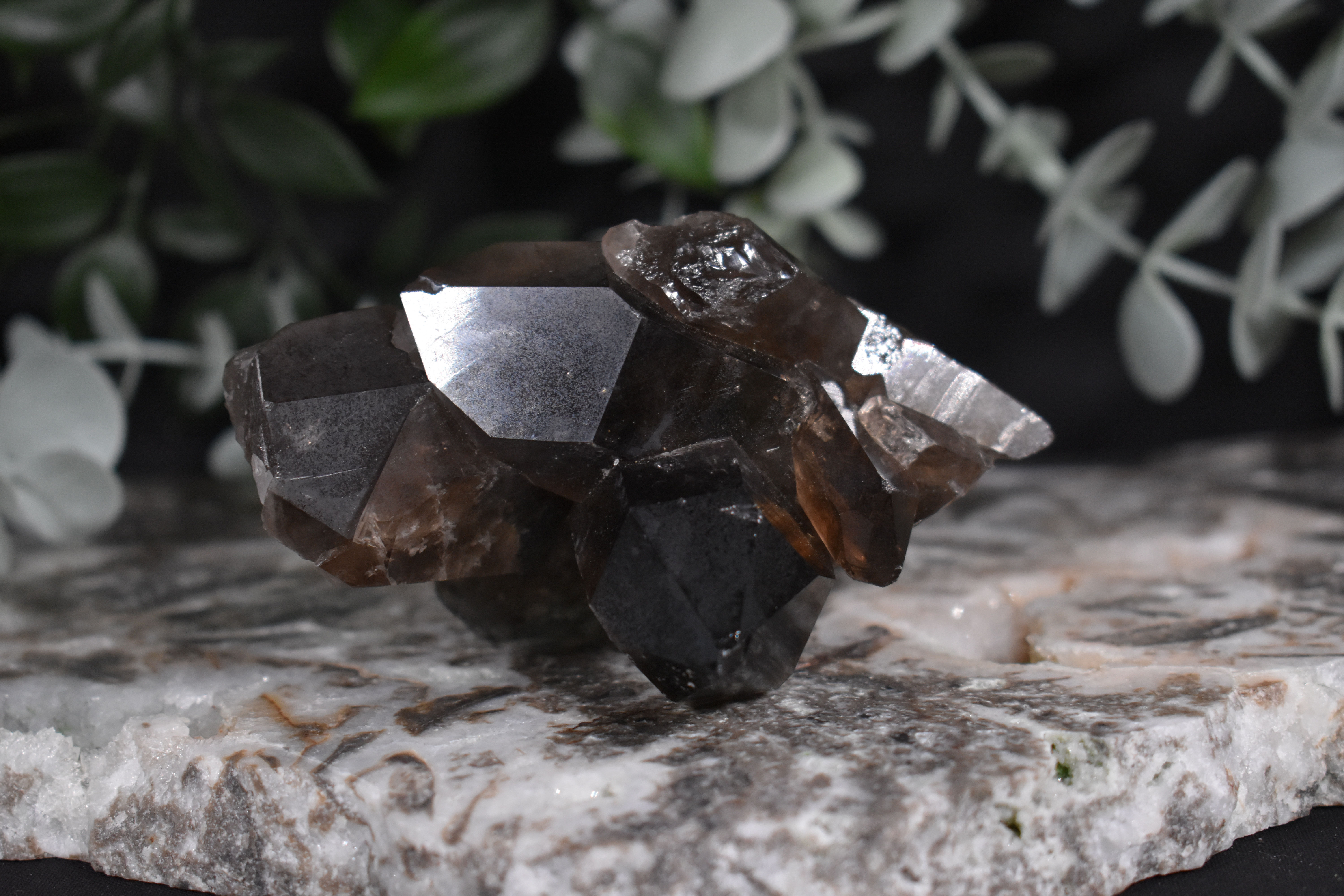 Smokey Quartz Cluster