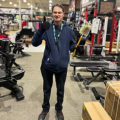 Keadon Working Dick's Sporting Goods waving hello