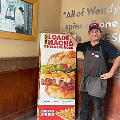 Photo of Ben Difrancesca working at Wendys