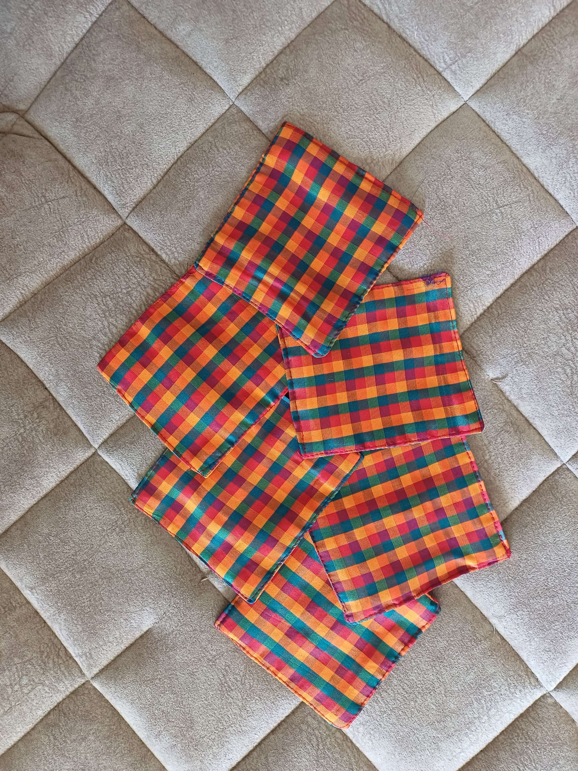 Clinkwagon Set of 6 Fabric Coasters 