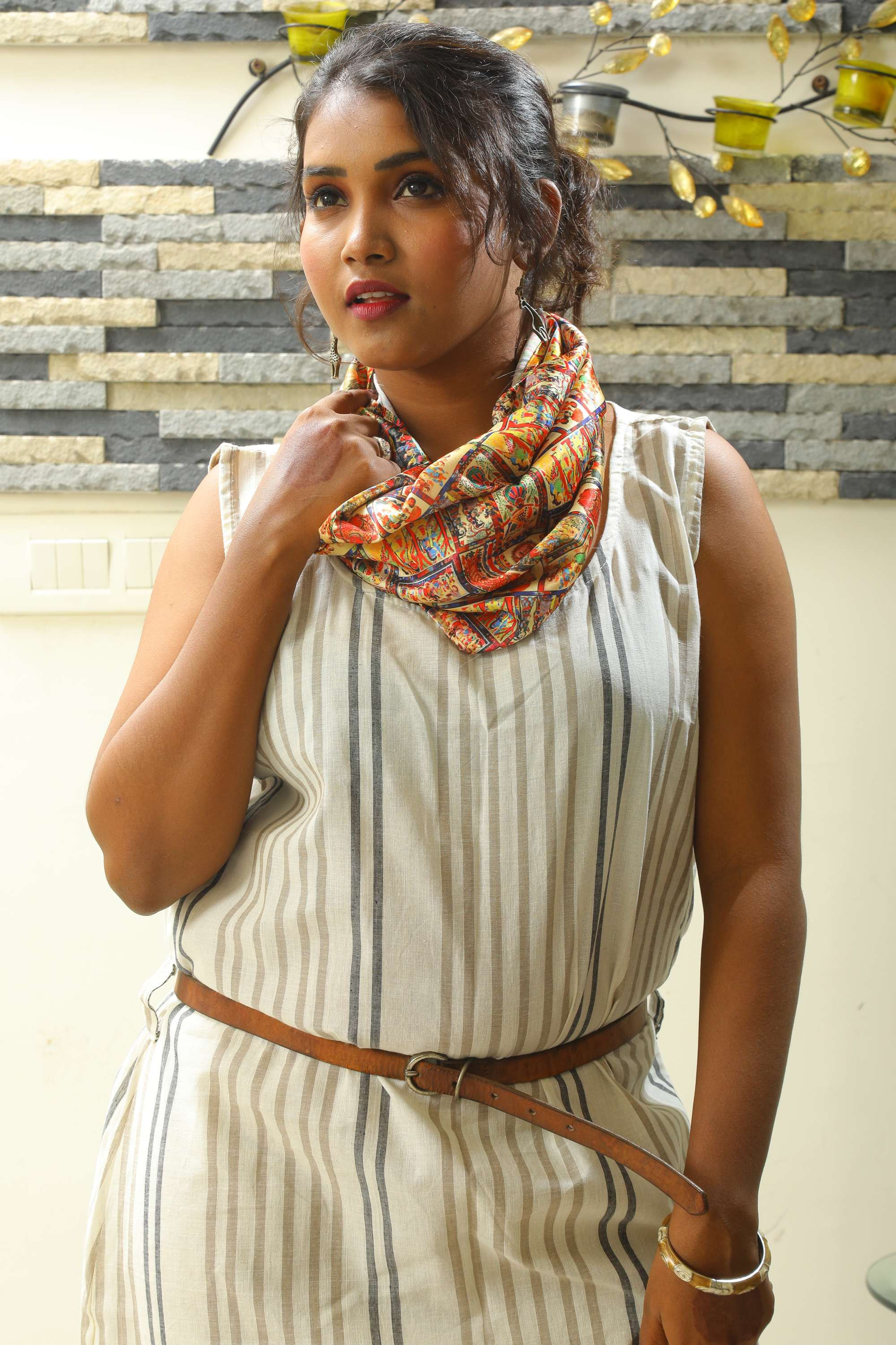 Abstract Designs Red Stole