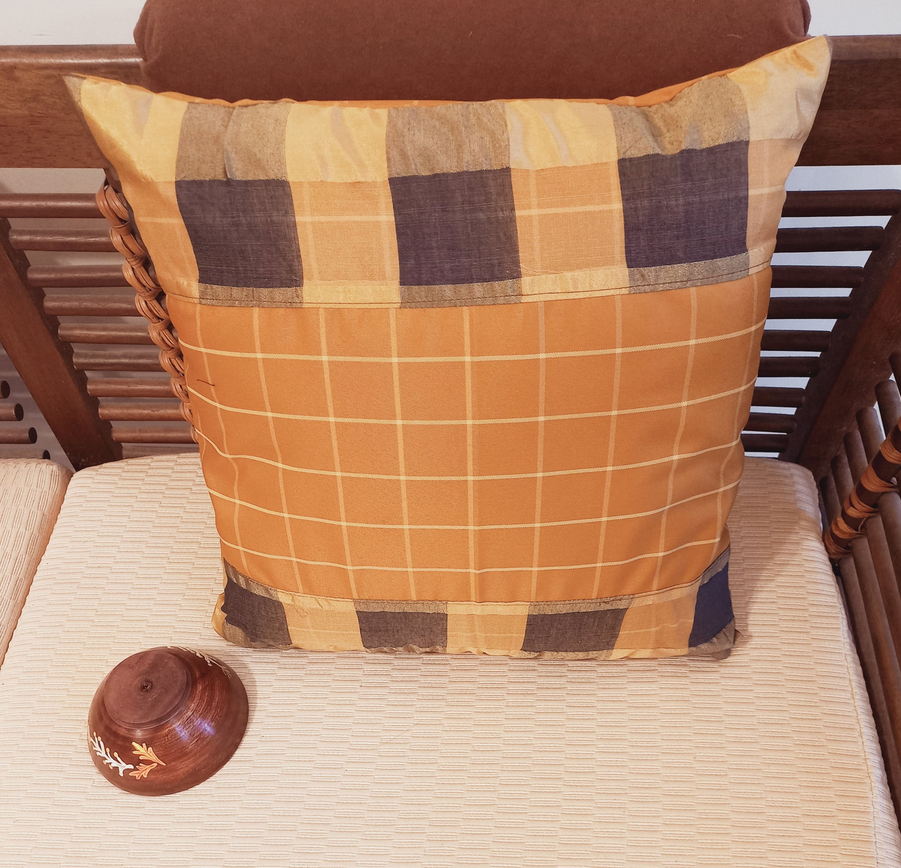 Clinkwagon Checked Cushion Cover