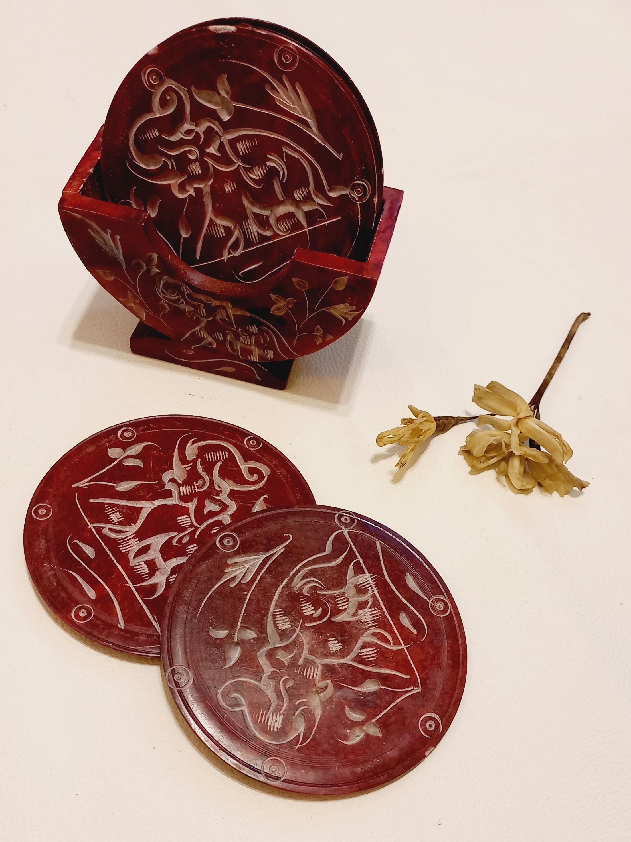 Clinkwagon Handcrafted Set of 6 Coasters