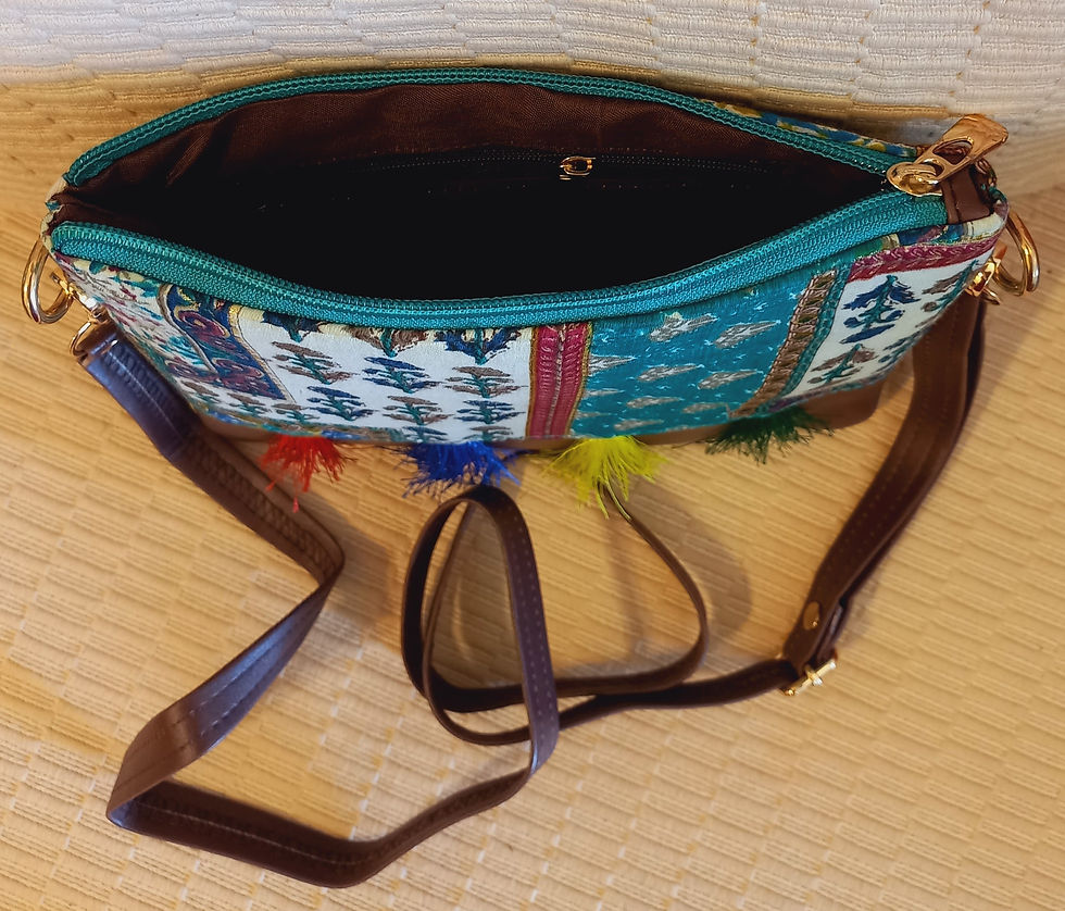 Thumbnail: Blue Abstract Sling On-The-Go