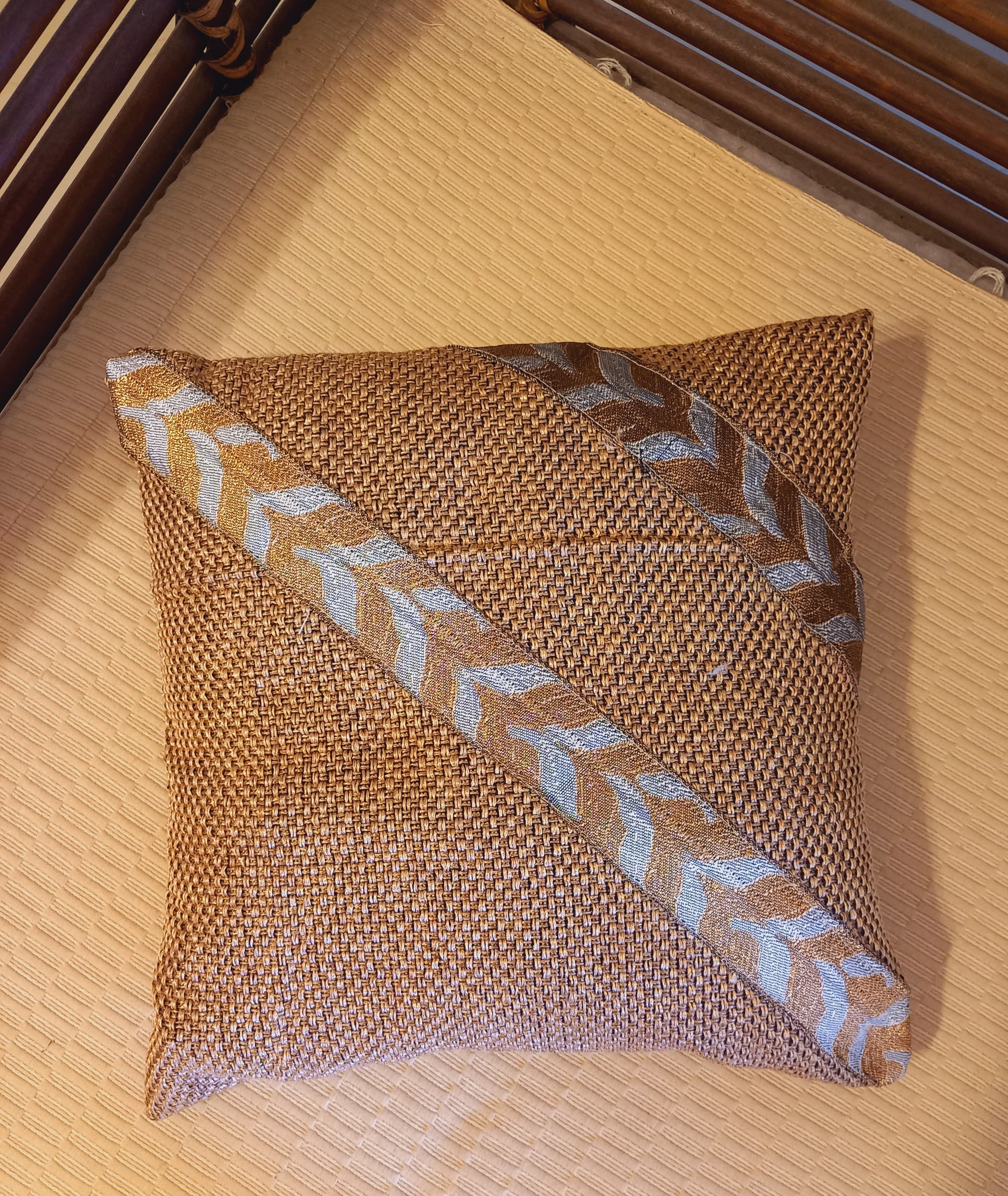 CW Embellished Cushion Cover