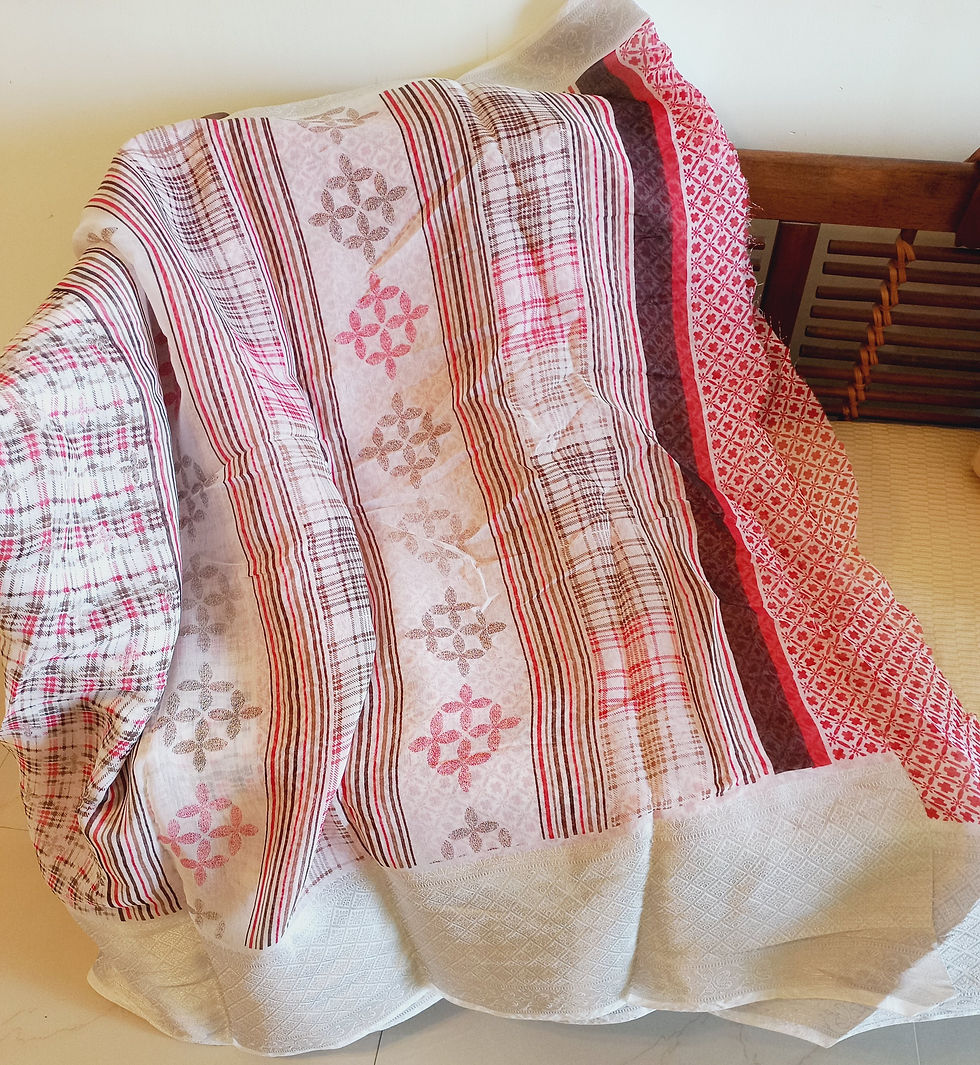 Thumbnail: Clinkwagon Cotton-Linen Saree