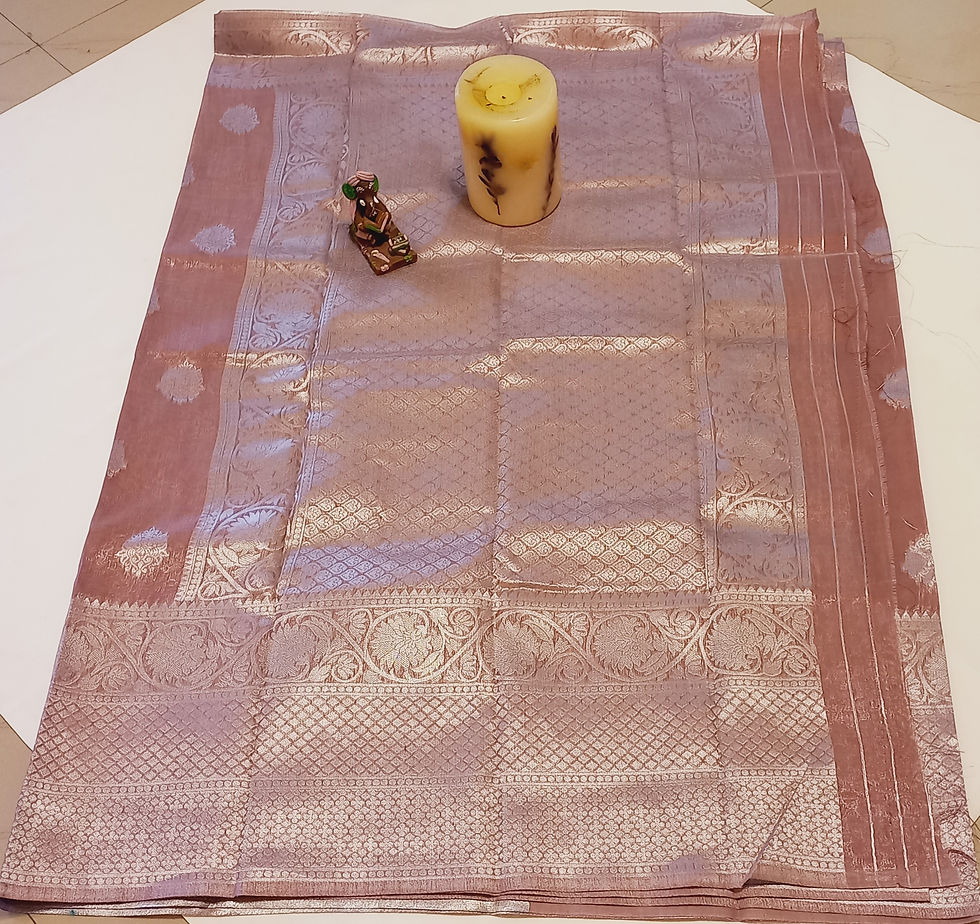 Thumbnail: Clinkwagon Linen Silk Saree